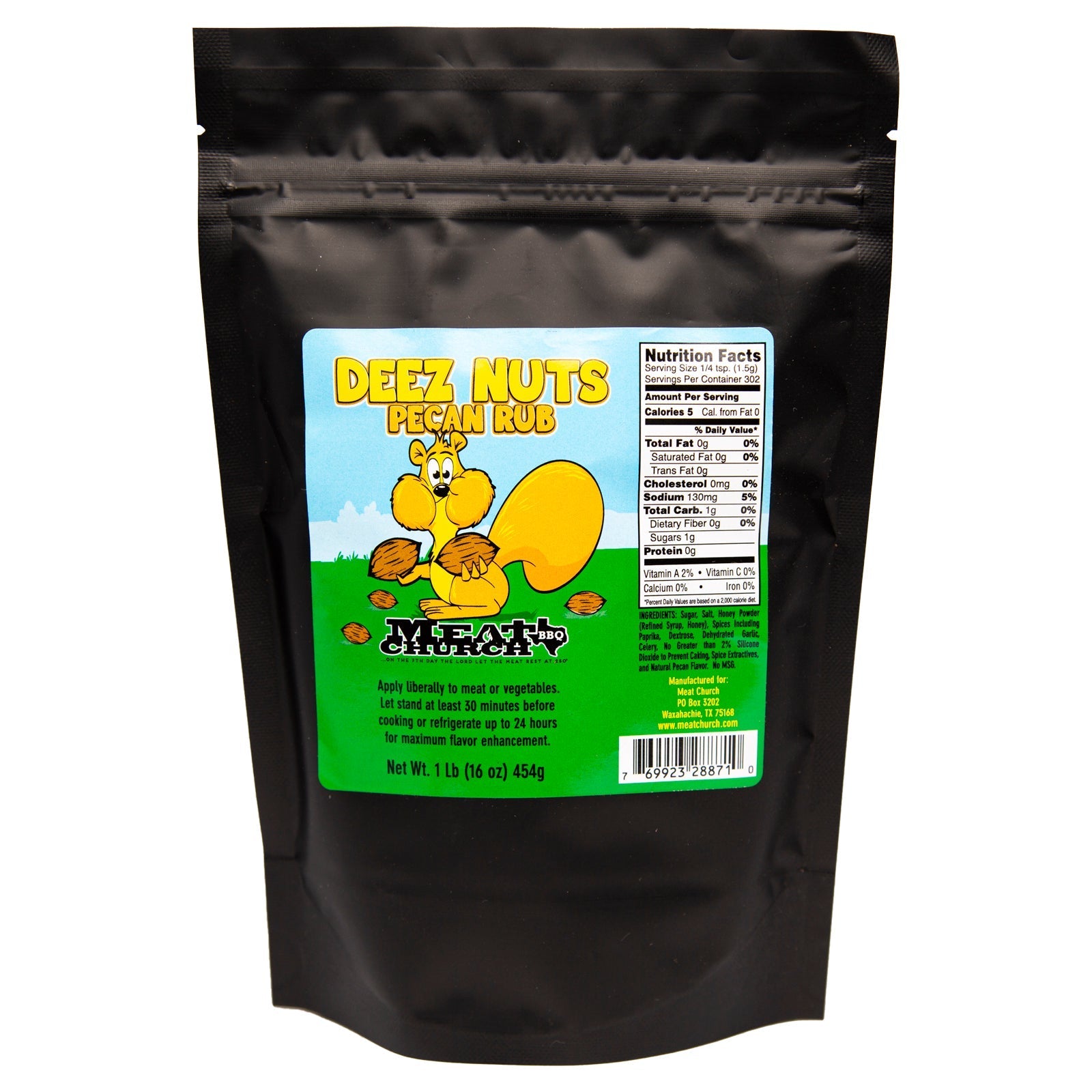 Deez Nuts Honey Pecan BBQ Rub